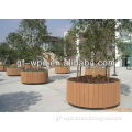 Round Wpc material tree pot